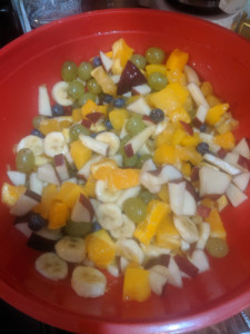Simple 3 Bean & Fruit Salad