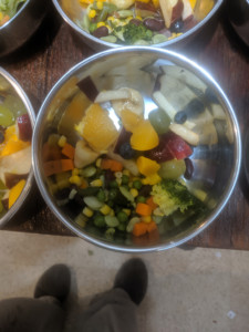 Two Bean Veggie & Fruit Salad