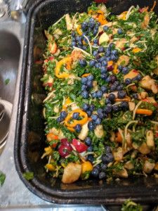Sweet Pepper Kale Fruit Salad w Mix Veggies